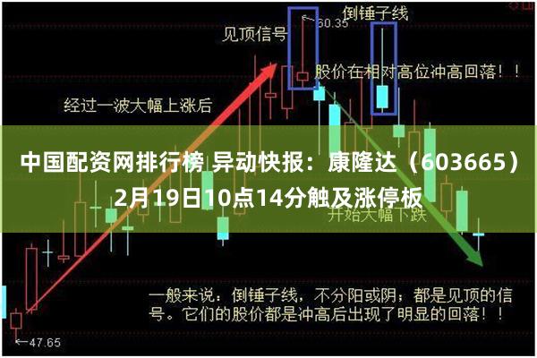 中国配资网排行榜 异动快报：康隆达（603665）2月19日10点14分触及涨停板