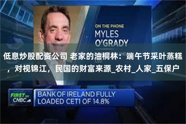 低息炒股配资公司 老家的油桐林：端午节采叶蒸糕，对视锦江，民国的财富来源_农村_人家_五保户