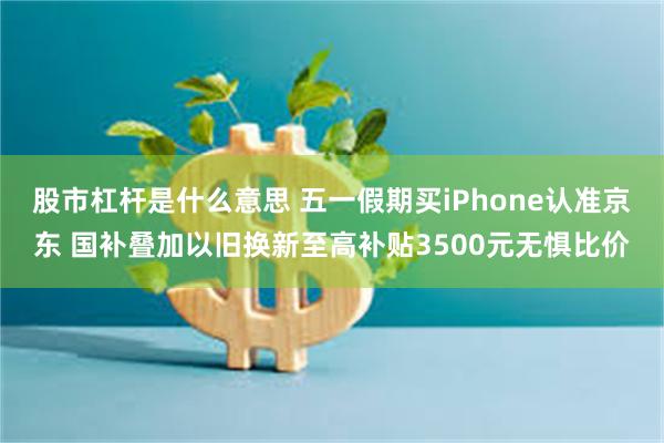 股市杠杆是什么意思 五一假期买iPhone认准京东 国补叠加以旧换新至高补贴3500元无惧比价