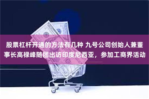 股票杠杆开通的方法有几种 九号公司创始人兼董事长高禄峰随团出访印度尼西亚，参加工商界活动