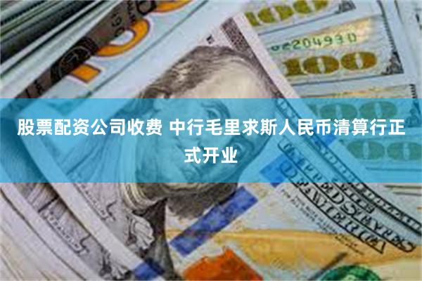 股票配资公司收费 中行毛里求斯人民币清算行正式开业