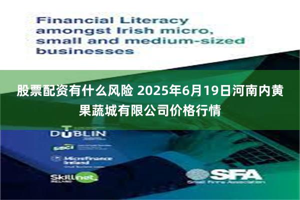 股票配资有什么风险 2025年6月19日河南内黄果蔬城有限公司价格行情