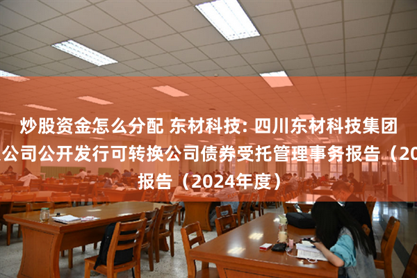 炒股资金怎么分配 东材科技: 四川东材科技集团股份有限公司公开发行可转换公司债券受托管理事务报告（2024年度）
